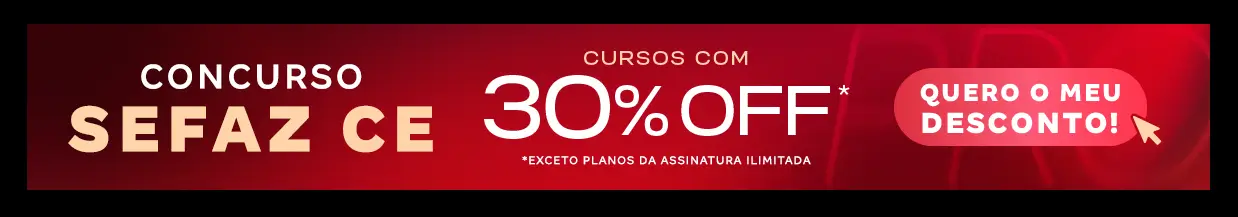 [Desconto curso avulso] Concurso Sefaz CE – Cabeçalho