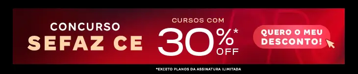 [Desconto curso avulso] Concurso Sefaz CE – Post