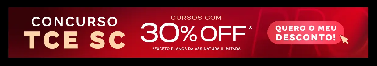 [Desconto curso avulso] Concurso TCE SC – Cabeçalho