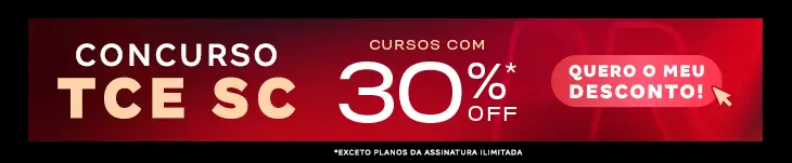 [Desconto curso avulso] Concurso TCE SC – Post