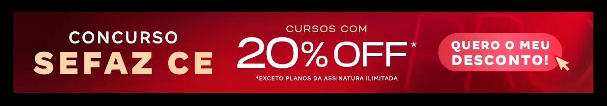 [Desconto curso avulso] Concurso Sefaz CE – Cabeçalho
