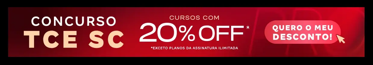[Desconto curso avulso] Concurso TCE SC – Cabeçalho
