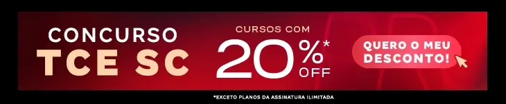 [Desconto curso avulso] Concurso TCE SC – Post