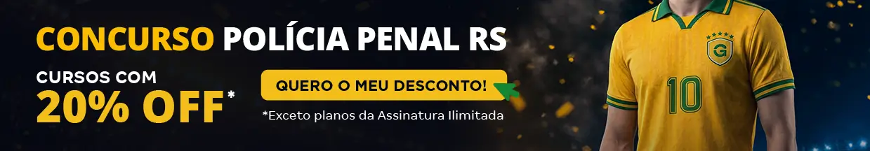 [Desconto curso avulso] Concurso Polícia Penal RS – Cabeçalho