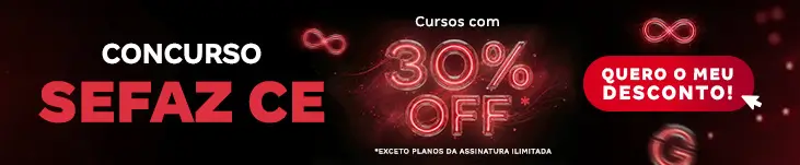 [Desconto curso avulso] Concurso Sefaz CE – Post