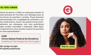 Maria L. aprovada aos 22 anos no Concurso UNIR para Analista de TI
