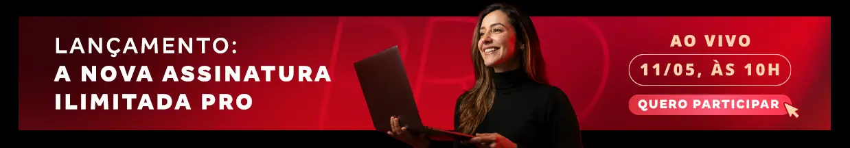 [Captação] Lançamento Assinatura Ilimitada PRO – Cabeçalho