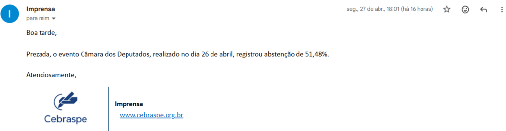 Concurso Câmara dos Deputados Policial: comunicação com a banca 
