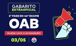 Gabarito OAB 46 extraoficial (1ª Fase): veja a correção