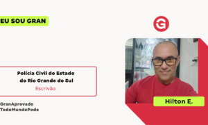 Hilton E. iniciou a jornada nos estudos para concurso aos 47 anos!