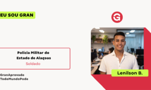 Aprovado, Lenilson B. conciliou estudos, trabalho e faculdade!