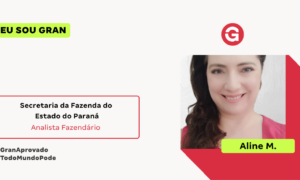 Focada na família, Aline M. buscou e conquistou a aprovação!