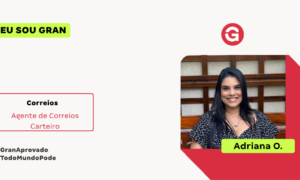 Mãe, trabalhadora e aprovada nos Correios: conheça Adriana O.