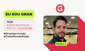 Adriano C. foi de mototaxista a aprovado no 1º Lugar do TCDF