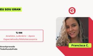 Francisca C. conciliou mestrado e estudos para concurso!