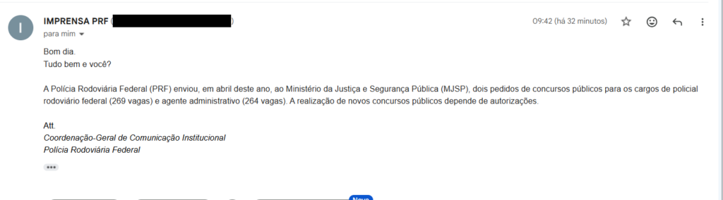 Concurso PRF é solicitado com 533 vagas!