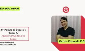 Aprovado no Concurso Duque de Caxias RJ: conheça Carlos S.!