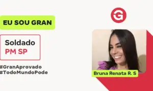 Bruna S. transformou o desemprego em aprovação no concurso PM SP!