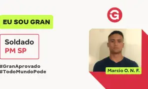 Marcio F. superou o cansaço diário para conquistar vaga na PM SP!