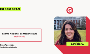 Conciliando advocacia e estudos, Leticia C. foi aprovada no ENAM!