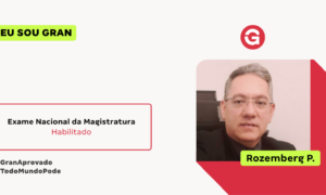 Conheça a rotina de Rozemberg P. rumo à aprovação no ENAM!