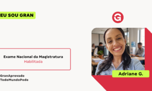 Entre maternidade e estudo, Adriane G. foi aprovada no ENAM!