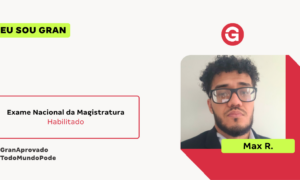 Buscando representatividade, Max R. foi aprovado no ENAM!