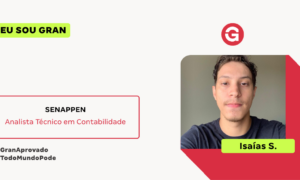Aprovado nos Concursos SENAPPEN e CONFERE: conheça Isaías S.!