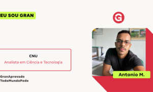 Aprovado no CNU: conheça Antonio M.!