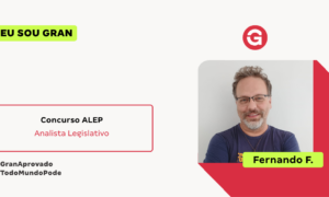 Aprovado no Concurso ALEP: conheça Fernando F.!