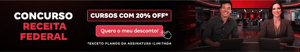 [Desconto curso avulso] Concurso Receita Federal – Cabeçalho