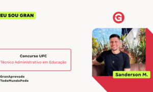 Aprovado no Concurso UFC: conheça Sanderson M.