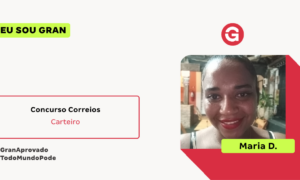 Aprovada no Concurso Correios: conheça Maria D.