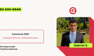 Aprovado no Concurso CNU: conheça Gabriel S.