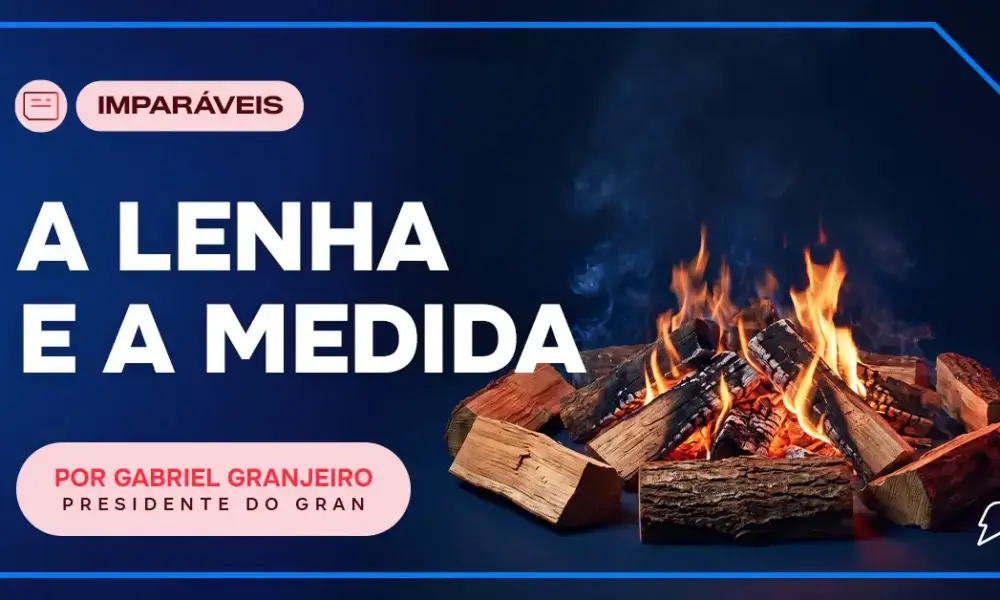 A lenha e a medida