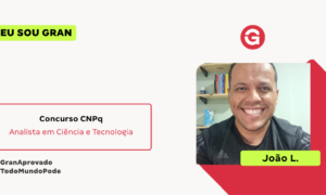 Aprovado no Concurso CNPq: conheça João L.!