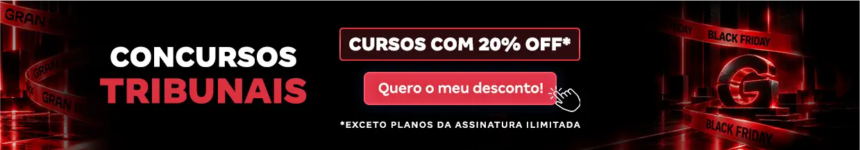 [Preparatórios] Concursos Tribunais – Cabeçalho