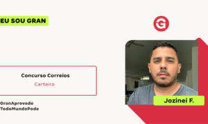 Aprovado no Concurso Correios: conheça Jozinei F.