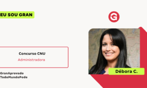 Aprovada no Concurso CNU: conheça Débora C.