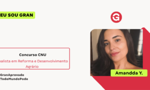 Aprovada no Concurso CNU: conheça Amandda Y.