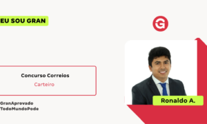 Aprovado no Concurso Correios: conheça Ronaldo A.
