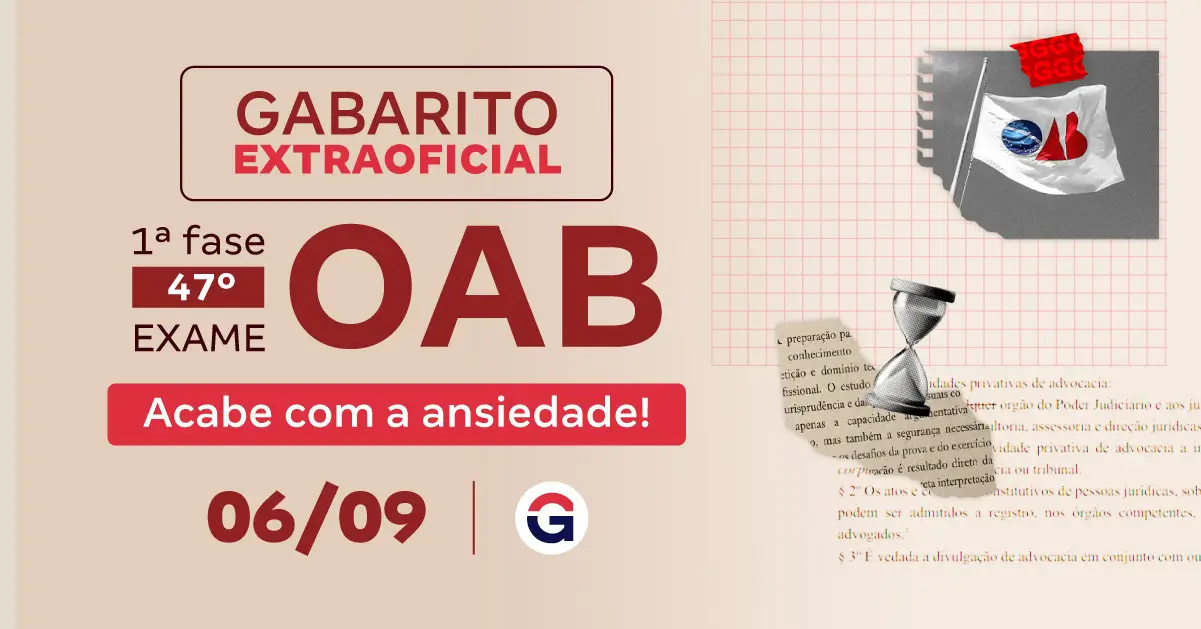 Imagem ilustrativa sobre OAB 47: Gabarito Preliminar já divulgado e quem pode conferir agora