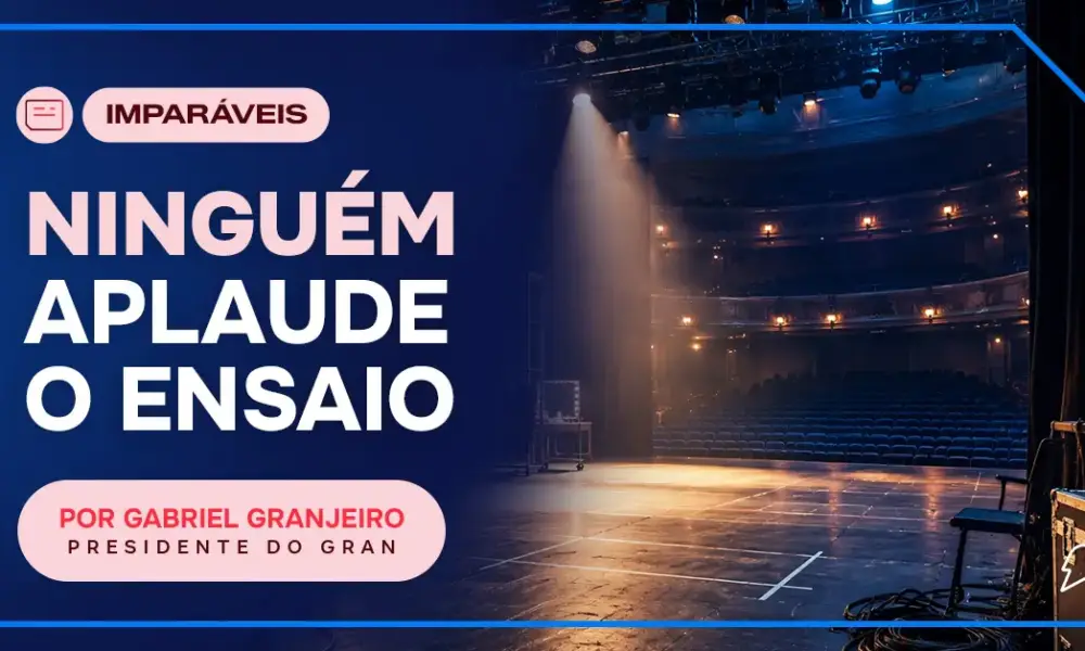 Ninguém aplaude ensaio