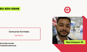 Aprovado no Concurso Correios: conheça Hermeson M.