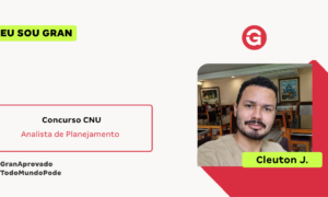 Aprovado no Concurso CNU: conheça Cleuton J.