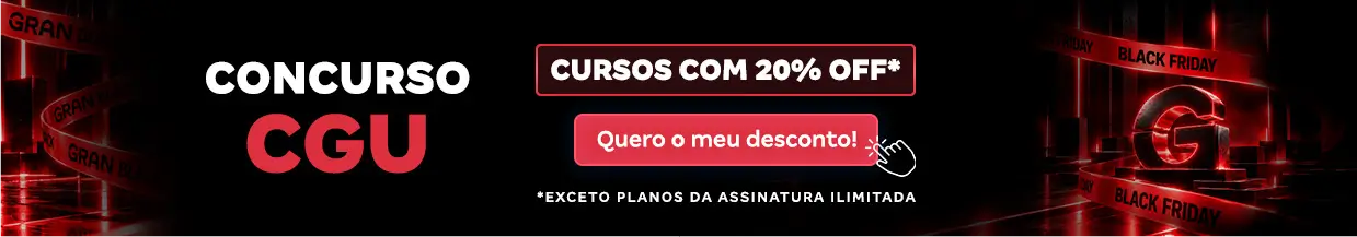 [Desconto curso avulso] Concurso CGU – Cabeçalho