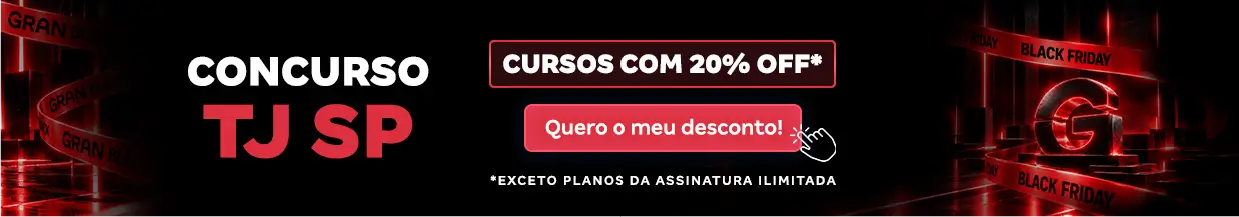 [Desconto curso avulso] Concurso TJ SP – Cabeçalho